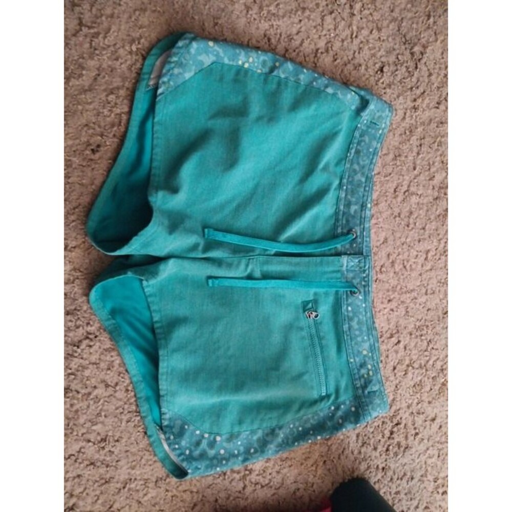 Blue teal green womens shorts by white sierra